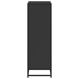 Berkfield Home Book Cabinet Black 60x35x107.5 cm Engineered Wood - thumbnail 5
