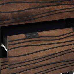 Berkfield Home Sideboard - 60x33.5x75 cm, made of solid mango wood in Brown - Size: 60x33.5x75 cm - thumbnail 8
