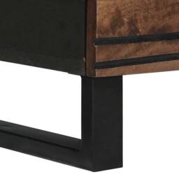 Berkfield Home Sideboard - 60x33.5x75 cm, made of solid mango wood in Brown - Size: 60x33.5x75 cm - thumbnail 6