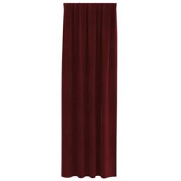 Berkfield Home Blackout Curtains with Top Tape 2 pcs Wine Red Velvet - thumbnail 3