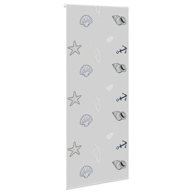 Berkfield Home Shower Roller Blind 90x240 cm Fabric Width 86 cm in Grey - image 1