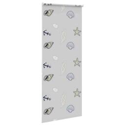 Berkfield Home Shower Roller Blind 90x240 cm Fabric Width 86 cm in Grey - thumbnail 4