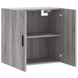 Berkfield Home Wall Cabinet Grey Sonoma 60x31x60 cm Engineered Wood - Size: 60 x 31 x 60 cm - thumbnail 6