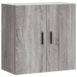 Berkfield Home Wall Cabinet Grey Sonoma 60x31x60 cm Engineered Wood - Size: 60 x 31 x 60 cm - thumbnail 2