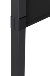 Living and Home 10 x 10/13FT Outdoor Pergola with Adjustable Canopy in Dark Grey - Size: Large - thumbnail 8