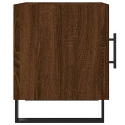Berkfield Home Bedside Cabinets 2 pcs Brown Oak 40x40x50 cm Engineered Wood - Size: 40 x 40 x 50 cm - thumbnail 8