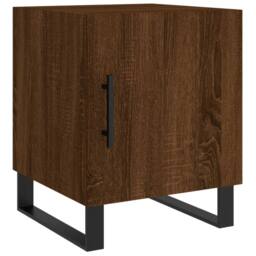 Berkfield Home Bedside Cabinets 2 pcs Brown Oak 40x40x50 cm Engineered Wood - Size: 40 x 40 x 50 cm - thumbnail 6