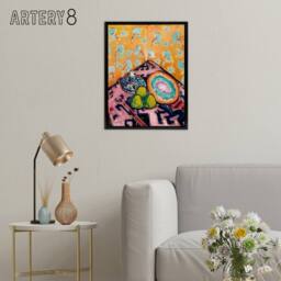 "Artery8 Alfred Henry Maurer Colourful Still Life Painting Framed Canvas Art - Size: W12"" x H16""" - thumbnail 3