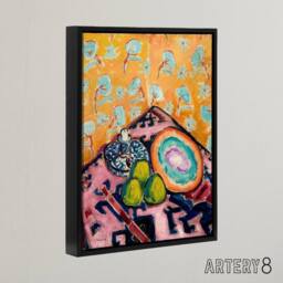 "Artery8 Alfred Henry Maurer Colourful Still Life Painting Framed Canvas Art - Size: W12"" x H16""" - thumbnail 2
