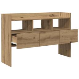 Berkfield Home Sideboard Artisan Oak 105x30x70 cm Engineered Wood in Brown - Size: 105 x 30 x 70 cm - thumbnail 7