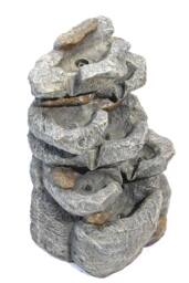 H&O Direct LED Water Feature Electric Fountain Garden Decor in Natural - thumbnail 5