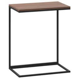 Berkfield Home Side Table Black 55x35x66 cm Engineered Wood - Size: 55 x 35 x 66 cm - thumbnail 2