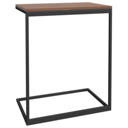 Berkfield Home Side Table Black 55x35x66 cm Engineered Wood - Size: 55 x 35 x 66 cm - thumbnail 5