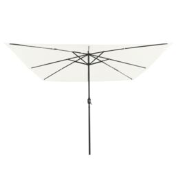 Berkfield Home Square Garden Parasol with LED Lights 295x245 cm Sand White - thumbnail 4