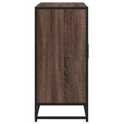 Berkfield Home Sideboard Brown Oak 94x35x76 cm Engineered Wood - Size: 94 x 35 x 76 cm - thumbnail 5