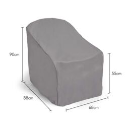 VonHaus Heavy Duty Waterproof Adirondack Chair Cover in Grey - thumbnail 7