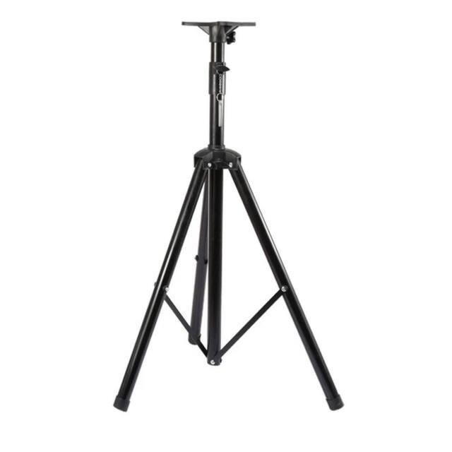 NESTLUNE 2PCS DJ PA Speaker Stand Tripod Heavy Duty Adjustable in Black - image 1