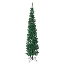 Samuel Alexander 7.5ft (2.2m) Green Spruce Pencil Pine Christmas Tree with Metal Stand - thumbnail 8