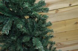 Samuel Alexander 7.5ft (2.2m) Green Spruce Pencil Pine Christmas Tree with Metal Stand - thumbnail 5