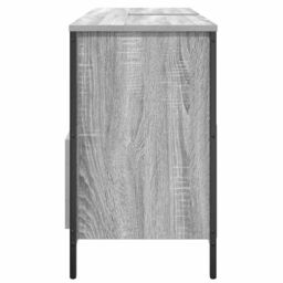 Berkfield Home Bathroom Basin Cabinet with Drawers Grey Sonoma 90x34.5x60 cm - thumbnail 7