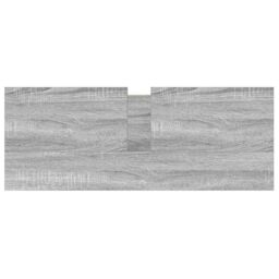 Berkfield Home Bathroom Basin Cabinet with Drawers Grey Sonoma 90x34.5x60 cm - thumbnail 9