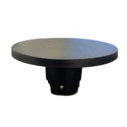 CGC Lighting Black Round LED Outdoor Indoor Wall Light IP65 Back Lit Halo Polycarbonate Coastal - thumbnail 4