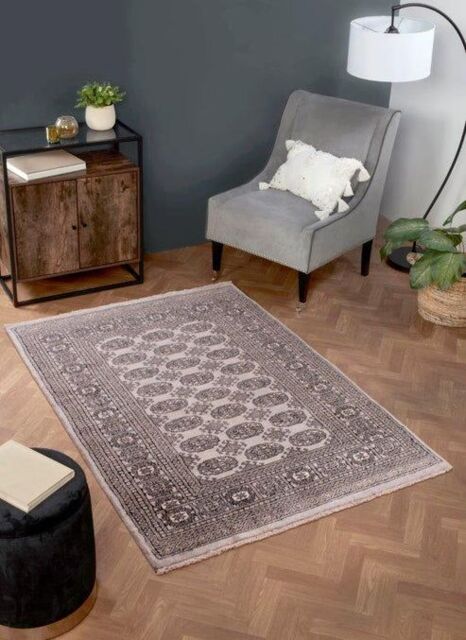 Prestige Rug Collection Bokhara Rug in Grey - Size: 120 cm x 180 cm - image 1