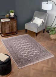 Prestige Rug Collection Bokhara Rug in Grey - Size: 120 cm x 180 cm - thumbnail 1