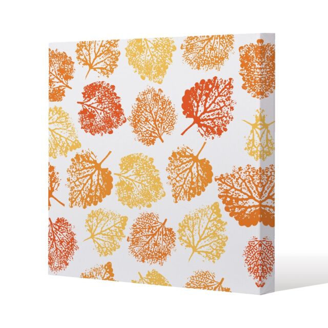 Benjamin Tate Design Hand drawn boho spring seamless pattern (Canvas Print) / 127 x 127 x 4cm in Natural - Size: 127 x 127 x 4 cm - image 1