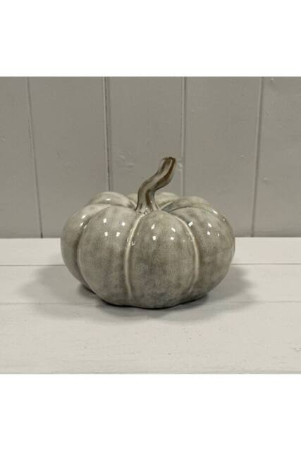 KDMD Beige Mottle Ceramic Pumpkin Decoration - 12mm - image 1