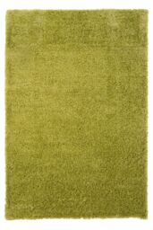 Kukoon Soft Fluffy Thick Pile Shaggy Area Rug, Living Room Bedroom Carpet Runner in Lime - Size: 60 cm x 240 cm - thumbnail 1