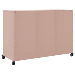 Berkfield Home Sideboard Pink 100.5x39x72 cm Steel - thumbnail 8
