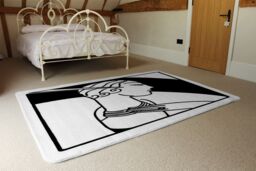 Benjamin Tate Design Art Deco Woman Rug in Natural - Size: Large - thumbnail 3