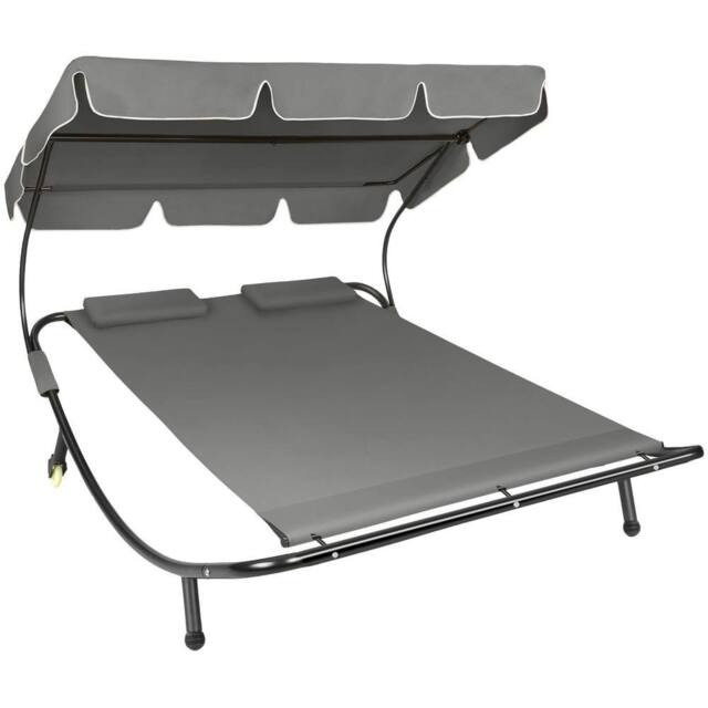 tectake Sun Lounger Livorno - Size: 2 Seater - image 1