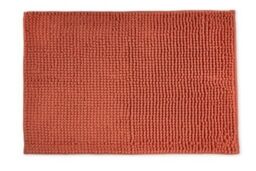 New Edge Blinds Marlow Collection Soft Touch Non-Slip Bathroom Rug in Orange - Size: 45 cm width x 75 cm drop - thumbnail 1