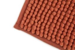 New Edge Blinds Marlow Collection Soft Touch Non-Slip Bathroom Rug in Orange - Size: 45 cm width x 75 cm drop - thumbnail 2