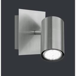 Netlighting Marley Modern Single Spotlight Nickel Matt UK Stock in Grey - thumbnail 3