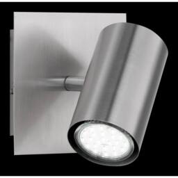 Netlighting Marley Modern Single Spotlight Nickel Matt UK Stock in Grey - thumbnail 2
