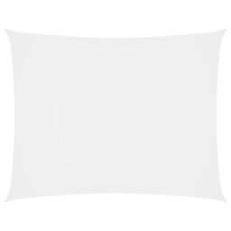 Berkfield Home Sunshade Sail Oxford Fabric Rectangular 6x7 m White