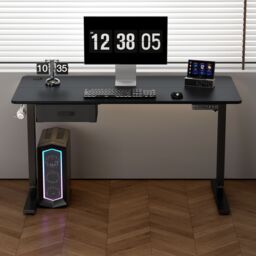MCC Direct Electric Desk Height Adjustable Standing/Sitting Computer Desk 100cm in Black - thumbnail 4