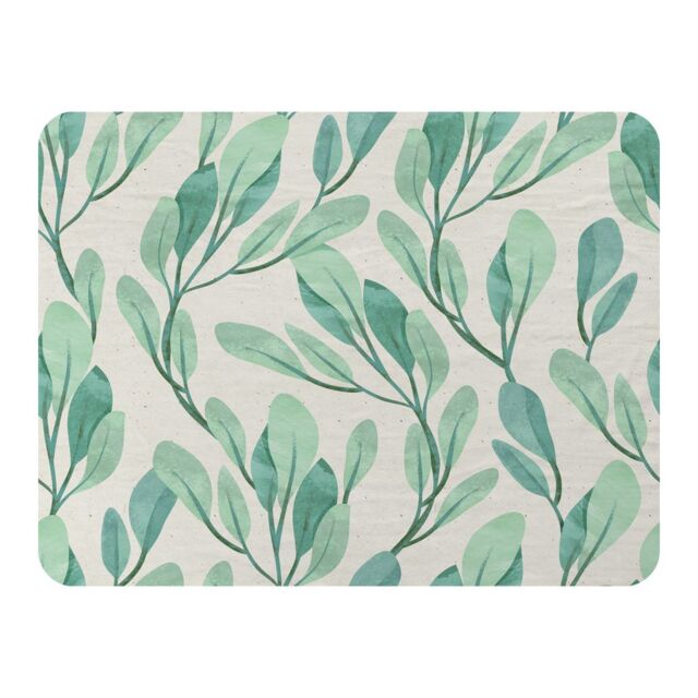 Benjamin Tate Design Watercolor Botanical Blanket in Natural - Size: 120 cm x 150 cm - image 1