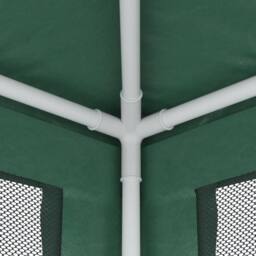 Berkfield Home Party Tent with 4 Mesh Sidewalls Green 3x3 m HDPE - thumbnail 6