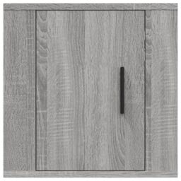 Berkfield Home Wall Mounted TV Cabinet Grey Sonoma 40x34, 5x40 cm - thumbnail 5