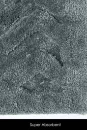 Homescapes Super Absorbent Soft Pattern Thick Bathmat in Grey - thumbnail 2