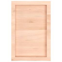 Berkfield Home Wall Shelf 40x60x(2-6) cm Untreated Solid Wood Oak in Light Tan - thumbnail 4