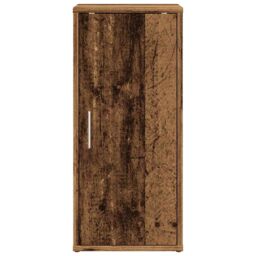 Berkfield Home Shoe Cabinets 2 pcs Old Wood 32x35x70 cm Engineered Wood in Brown - Size: 32 x 35 x 70 cm - thumbnail 5