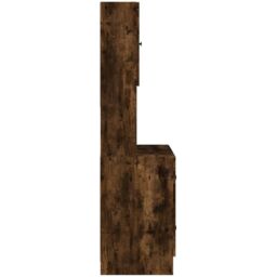 Berkfield Home Kitchen Cabinet Smoked Oak 95x50x180 cm Engineered Wood in Brown - Size: 95 x 50 x 180 cm - thumbnail 5