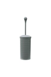 JVL Loop Toilet Brush & Holder Set in Grey - thumbnail 2