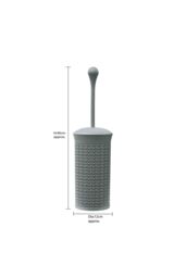 JVL Loop Toilet Brush & Holder Set in Grey - thumbnail 5