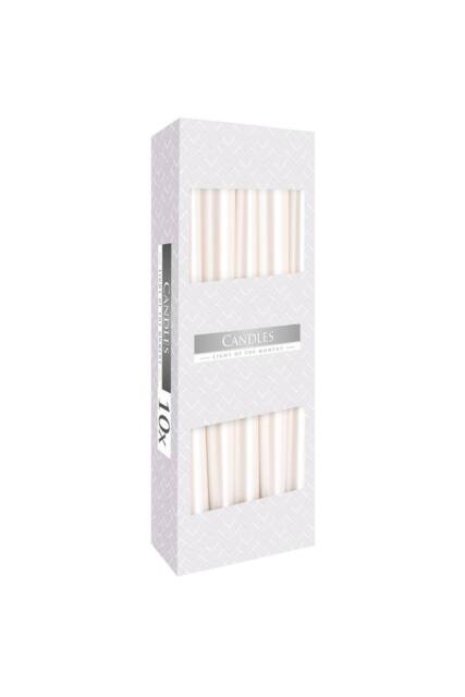 KDMD Pearl Taper Candle - Elegant, Steady Burn, Classic Tapered Design in White - image 1